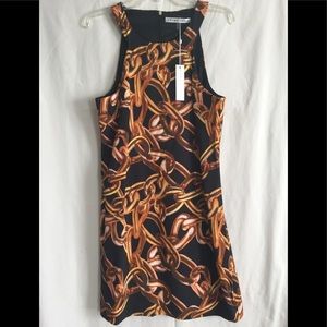 NWT Trina Turk Aptos 2 chain link dress. Sz 10